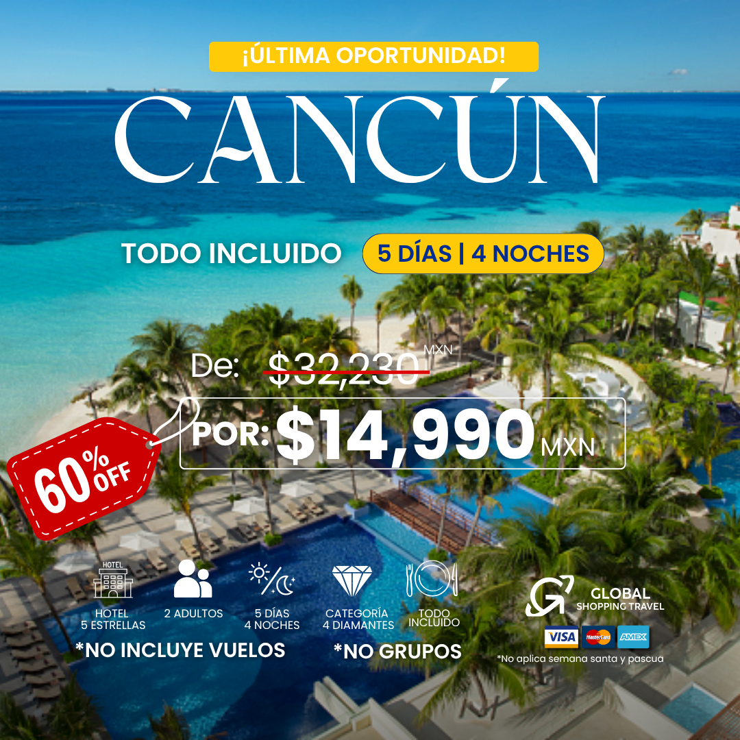 VIAJA A CANCUN | GLOBAL SHOPPING TRAVEL