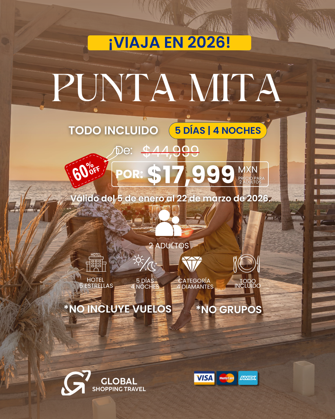 Viaja a Punta Mita este 2026
